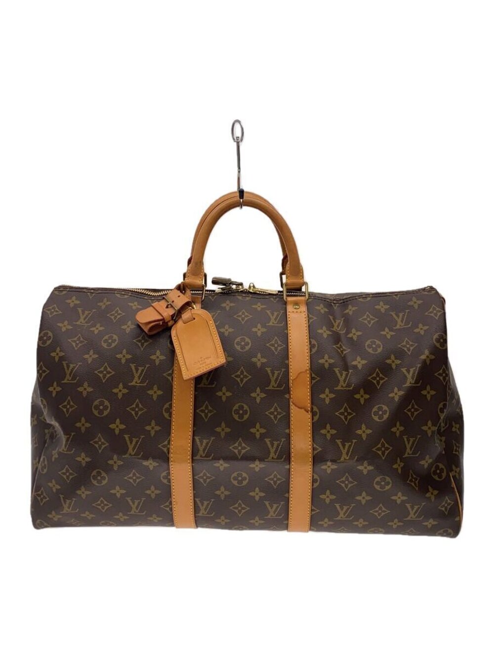 Louis Vuitton Keepall Bandouliere Canvas Brown All over